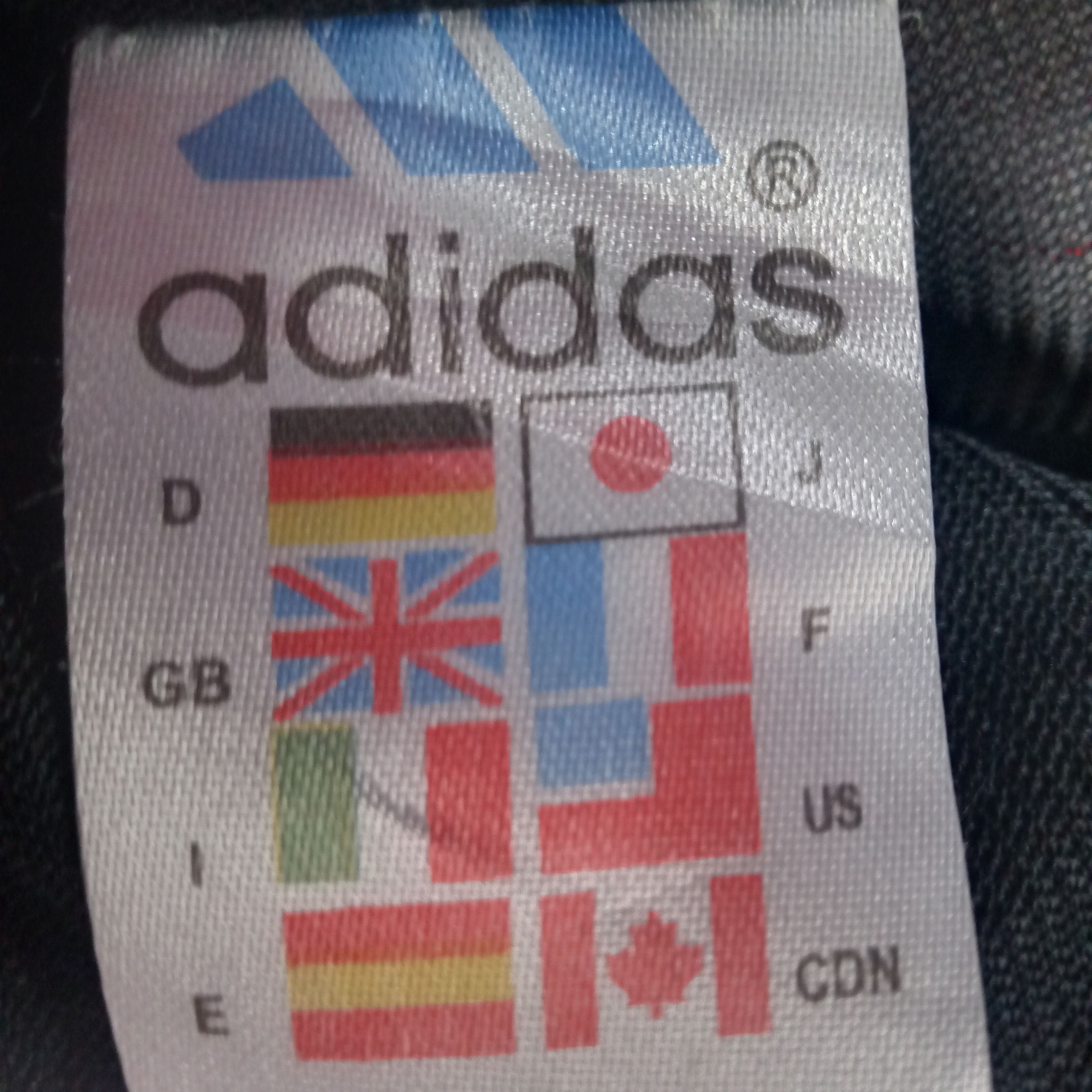 Adidas 'Classic' Red & Black Track Jacket - (M)