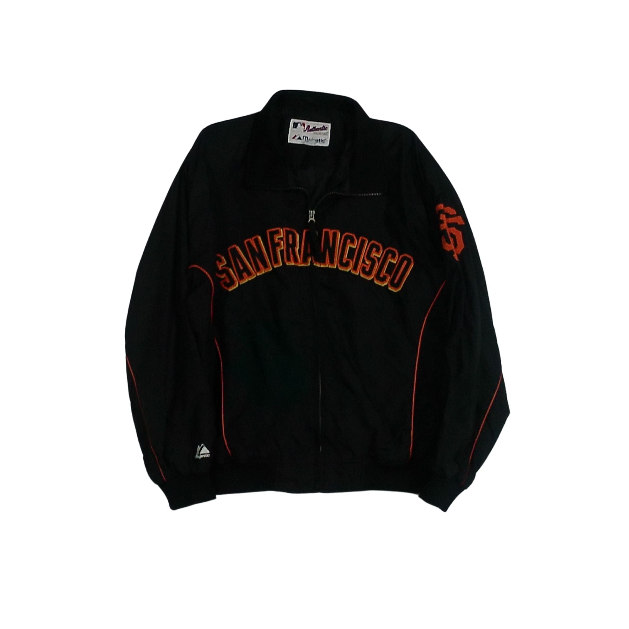 Majestic 00s San Francisco Giants Baseball Dugout Jacket - (XL)