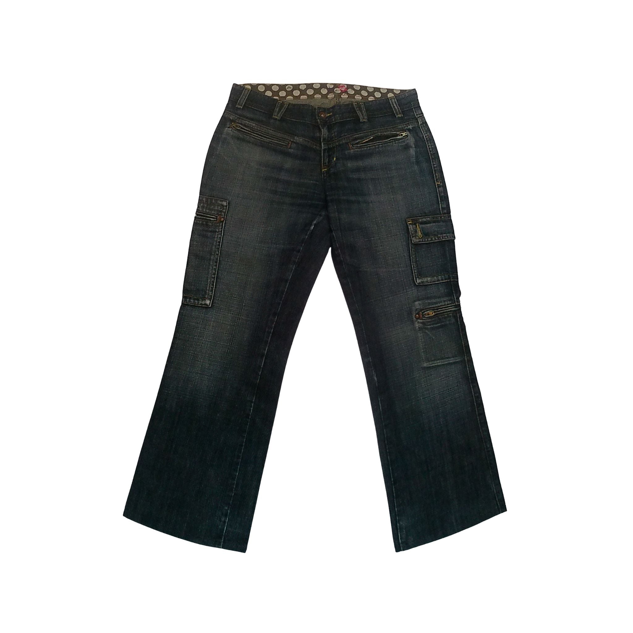 ROXY Denim Cargo Pants for Women - (W35 X L39)