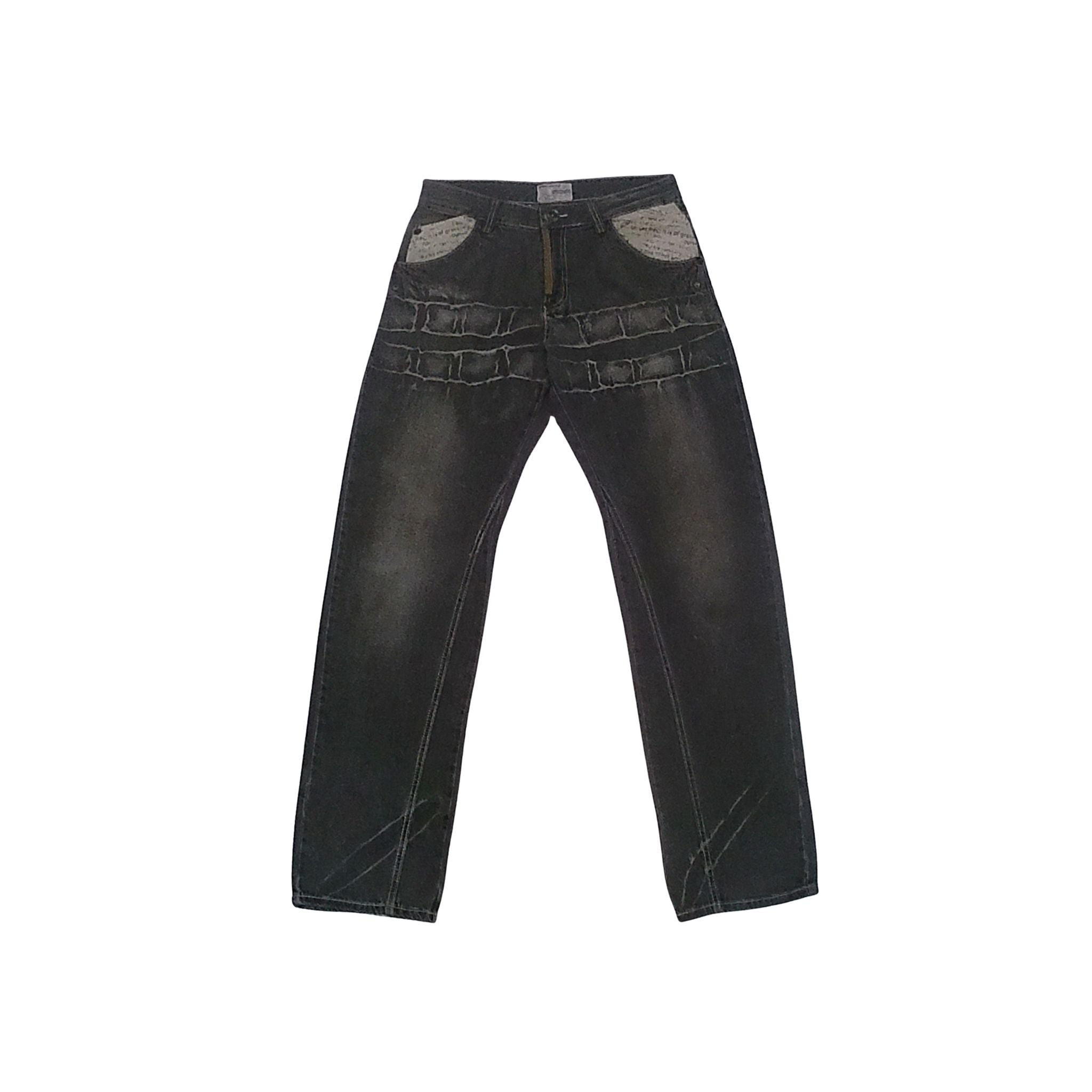 IGHTMUN Distressed Y2K Denim - (W34 X L41)