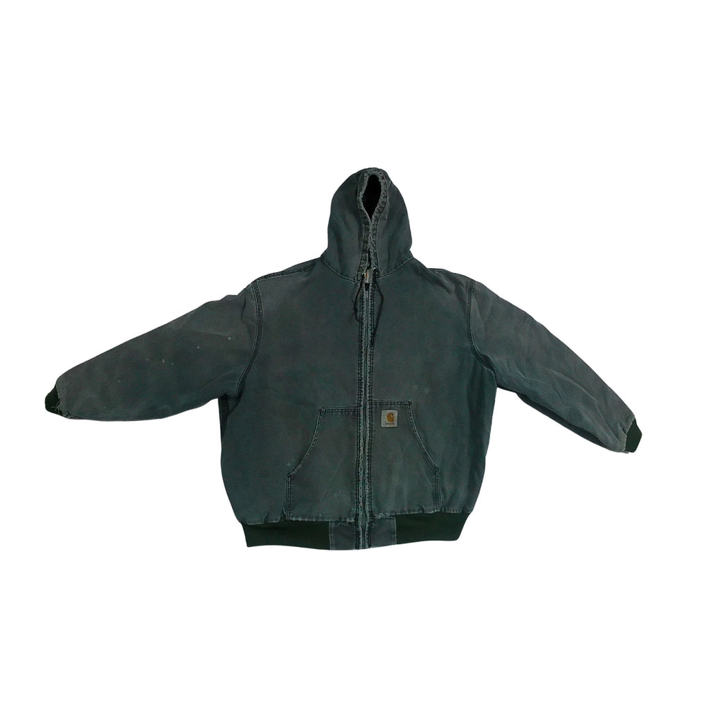 Carhartt 90s Quilted Nylon-Lined Sandstone Duck Active Jacket - (2XL)