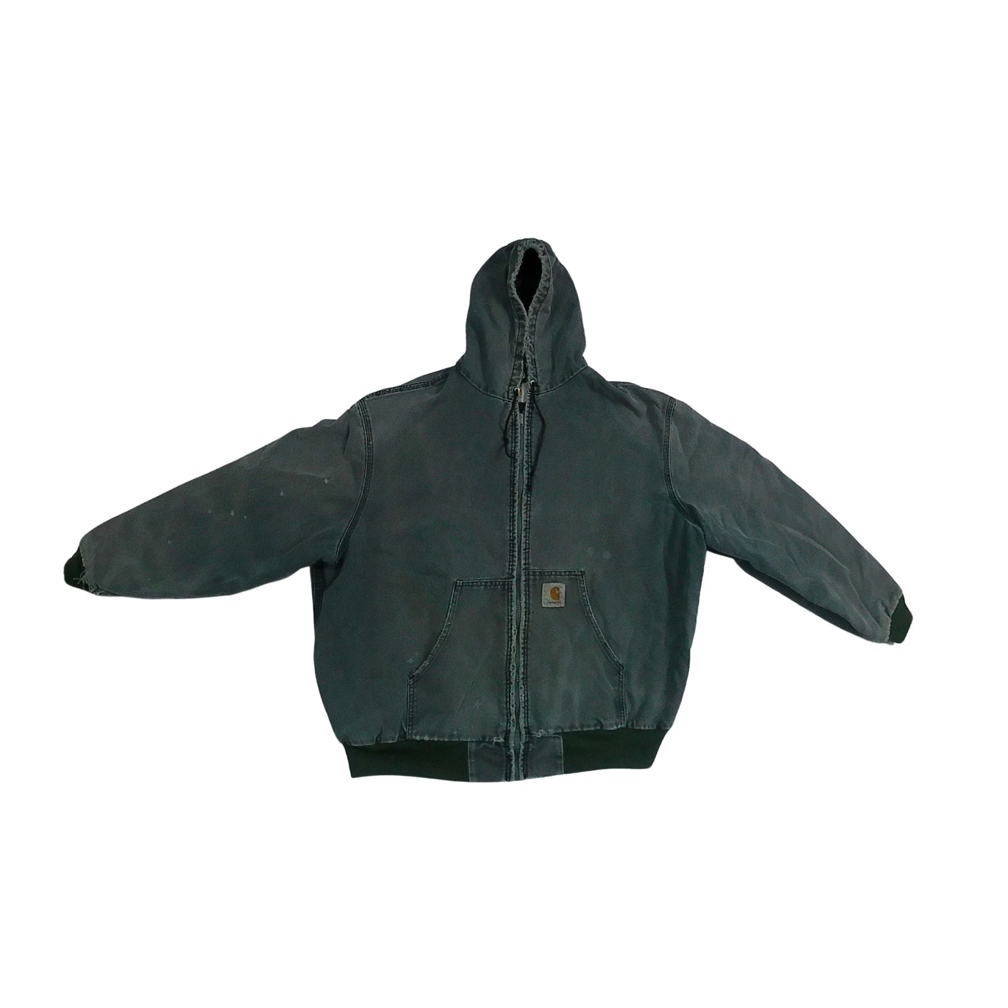 Carhartt 90s Quilted Nylon-Lined Sandstone Duck Active Jacket - (2XL)