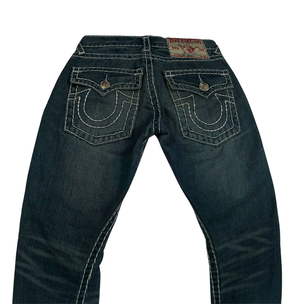 True Religion 00s Billy Bootcut Medium Wash Super T Jeans - (W32 X L40)