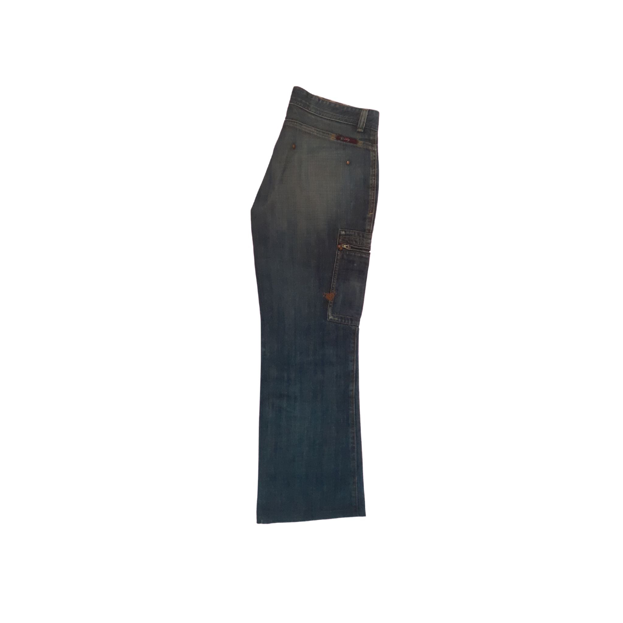 ROXY Denim Cargo Pants for Women - (W35 X L39)