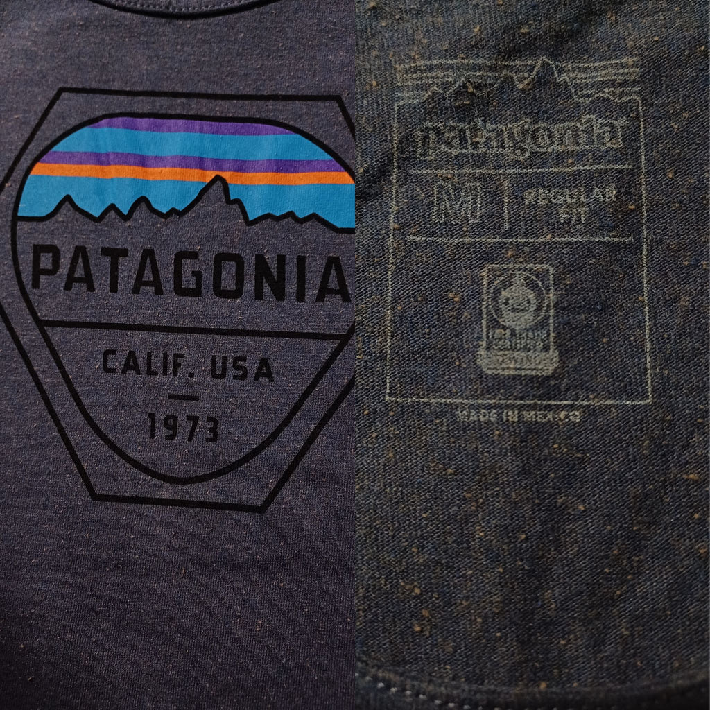 Patagonia Men's Navy and Blue Vest Calf USA 1973 - (M)