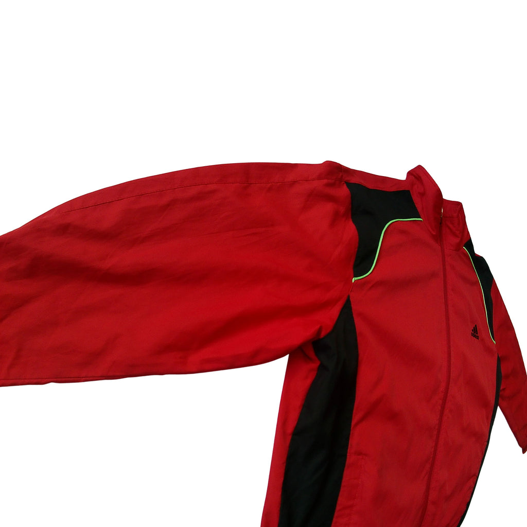 Adidas 'Classic' Red & Black Track Jacket - (M)