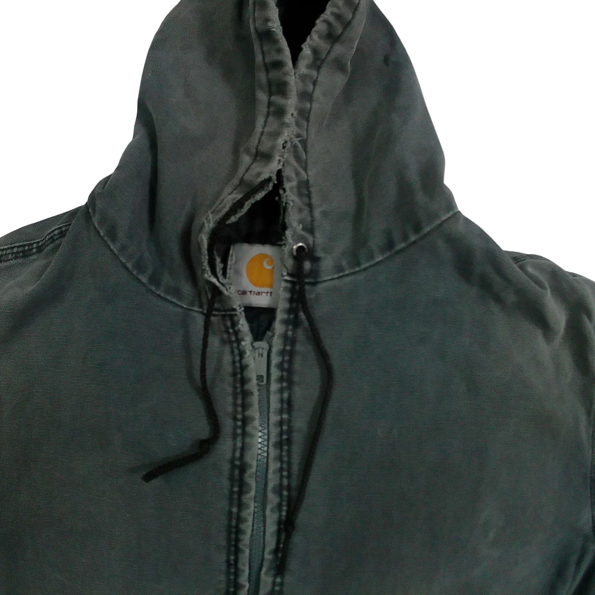 Carhartt 90s Quilted Nylon-Lined Sandstone Duck Active Jacket - (2XL)