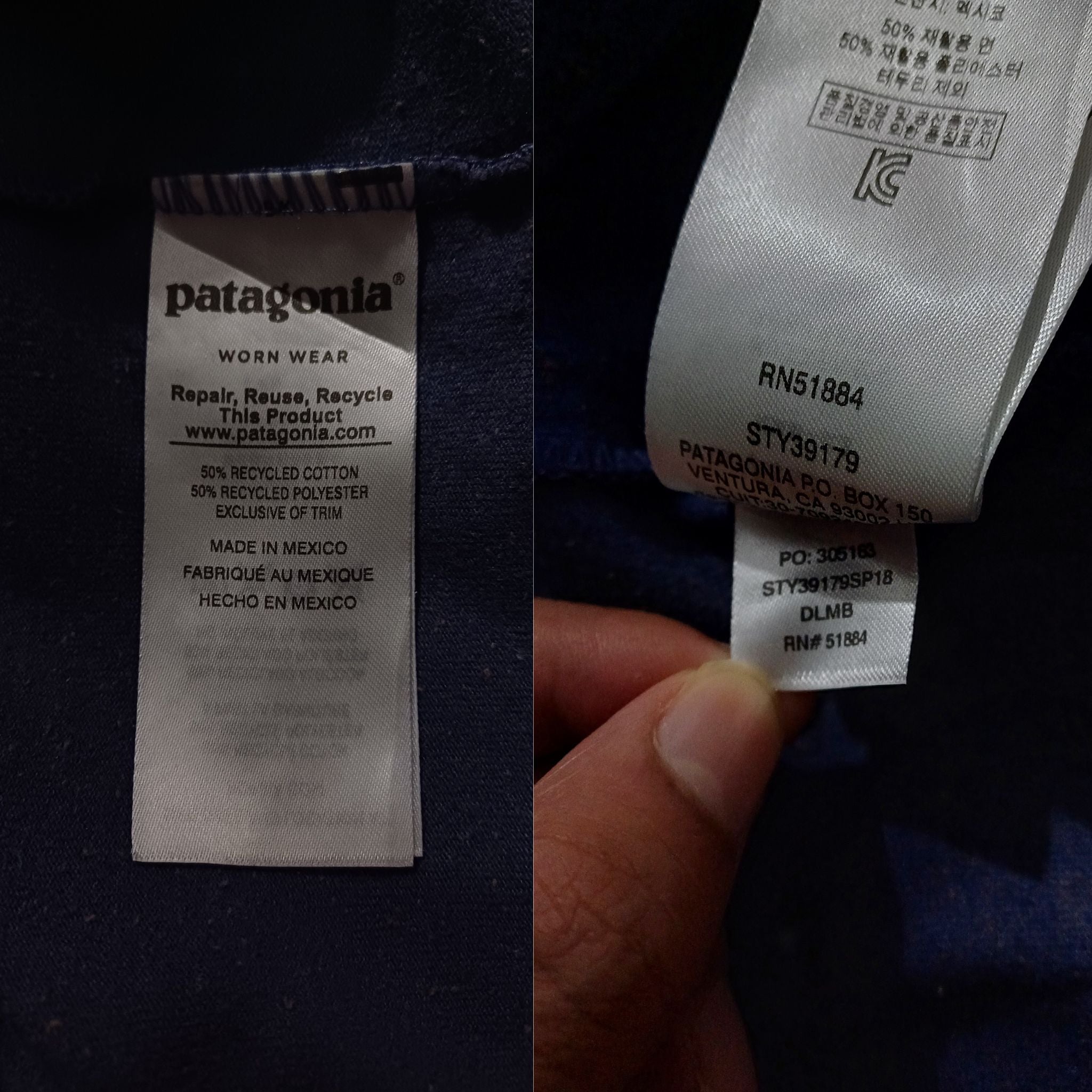Patagonia Men's Navy and Blue Vest Calf USA 1973 - (M)