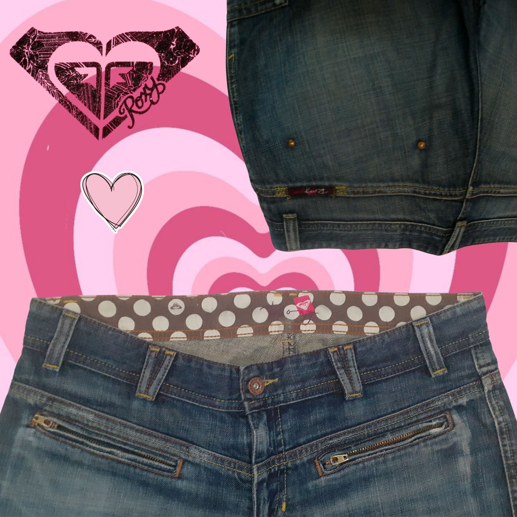 ROXY Denim Cargo Pants for Women - (W35 X L39)