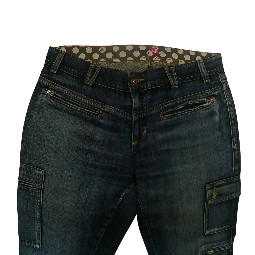 ROXY Denim Cargo Pants for Women - (W35 X L39)