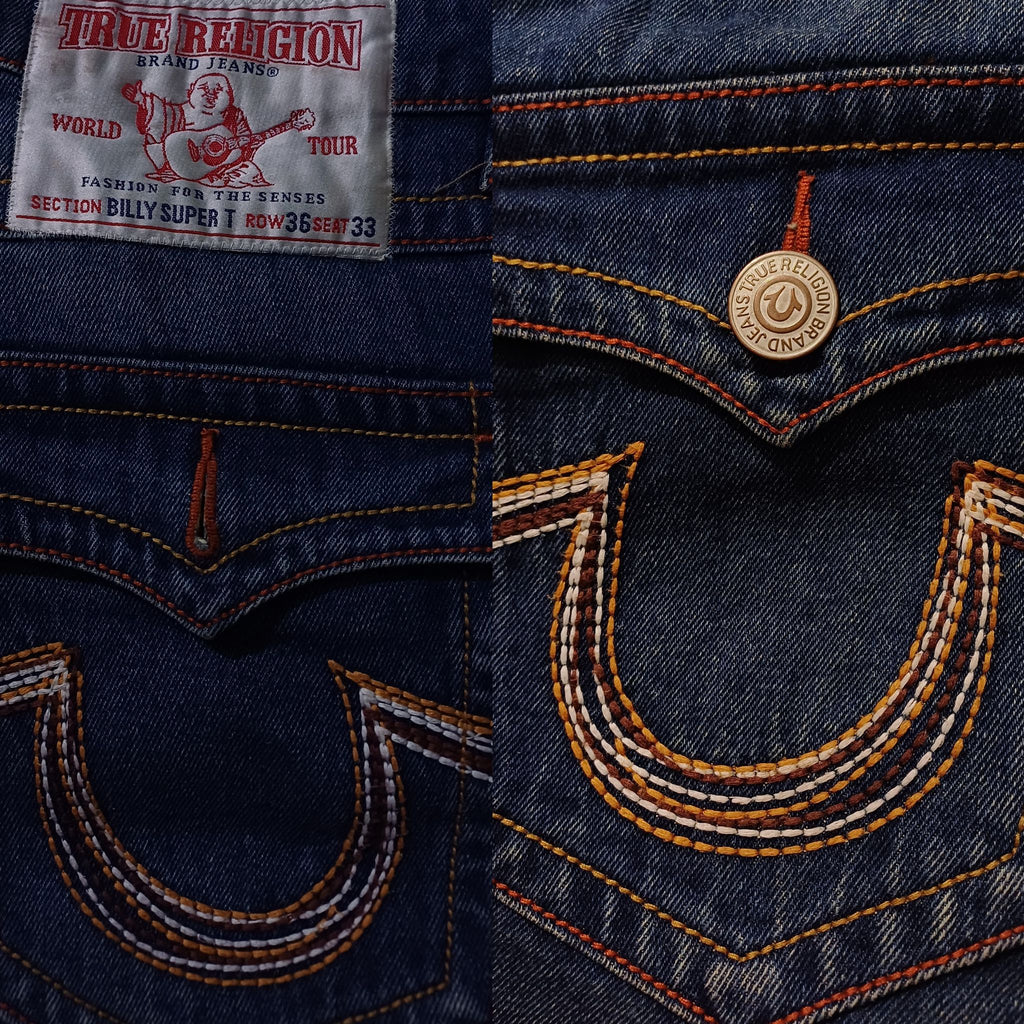 True Religion Billy Super T Bootcut Denim - (W36 X L40)