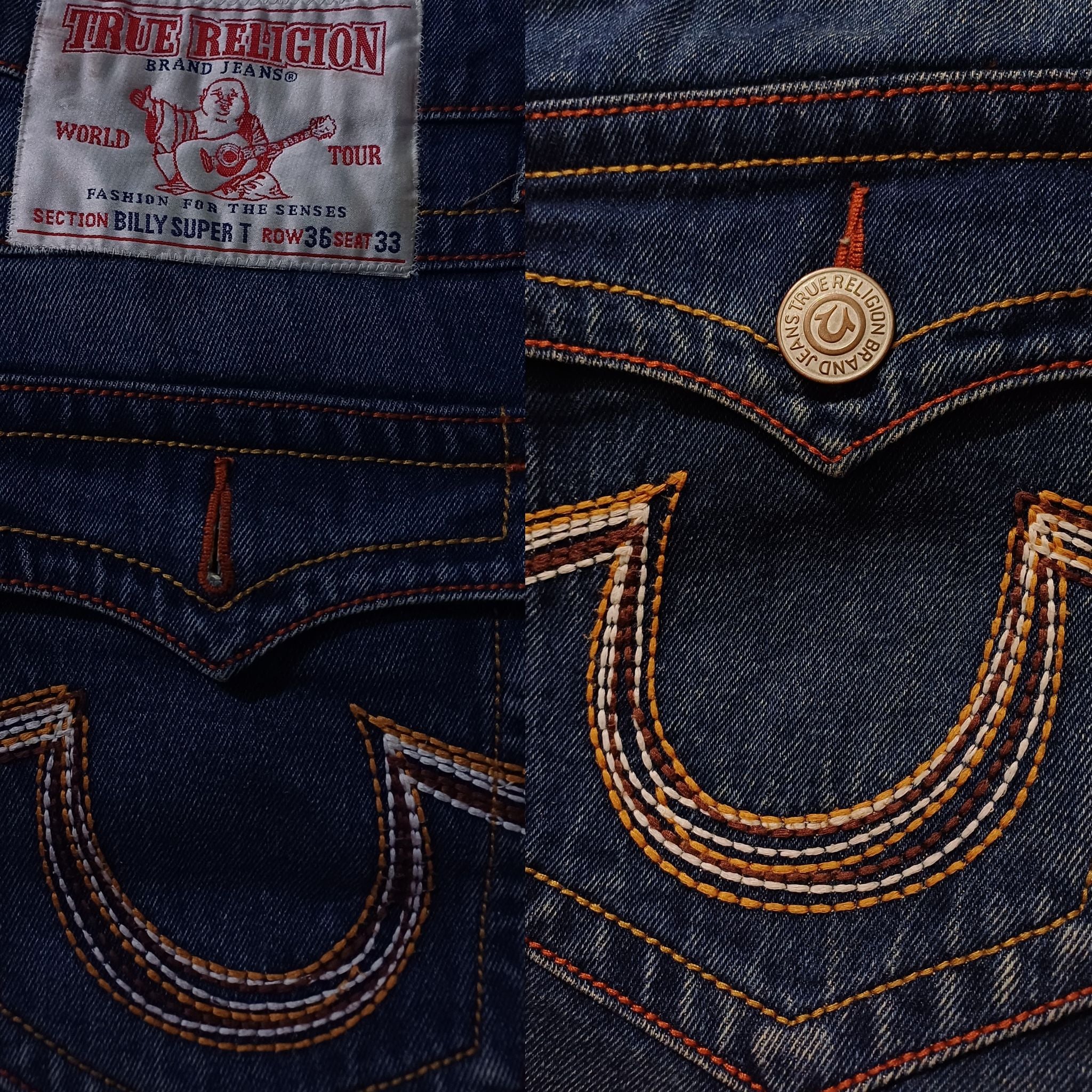 True Religion Billy Super T Bootcut Denim - (W36 X L40)