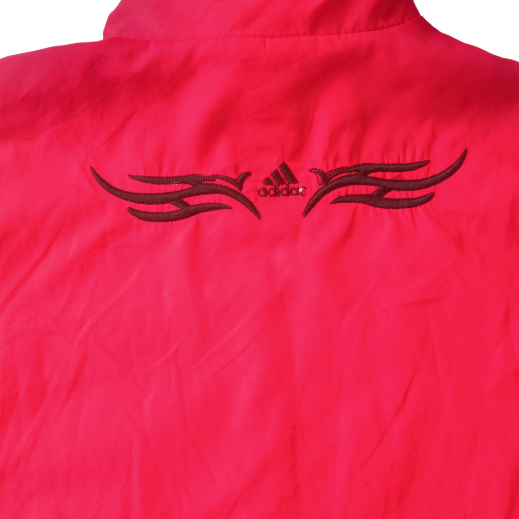 Adidas 'Classic' Red & Black Track Jacket - (M)