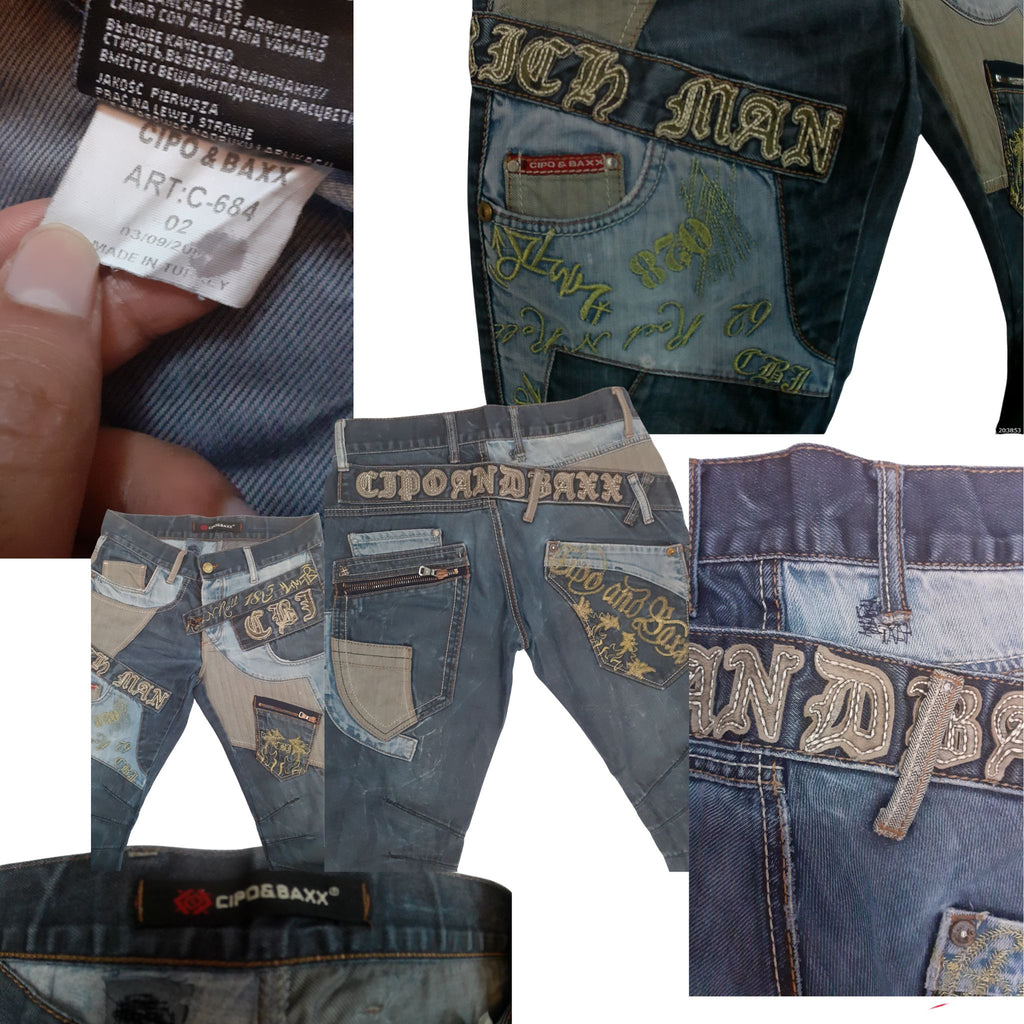 Cipo & Baxx Denim Pants - (W34 X L34)