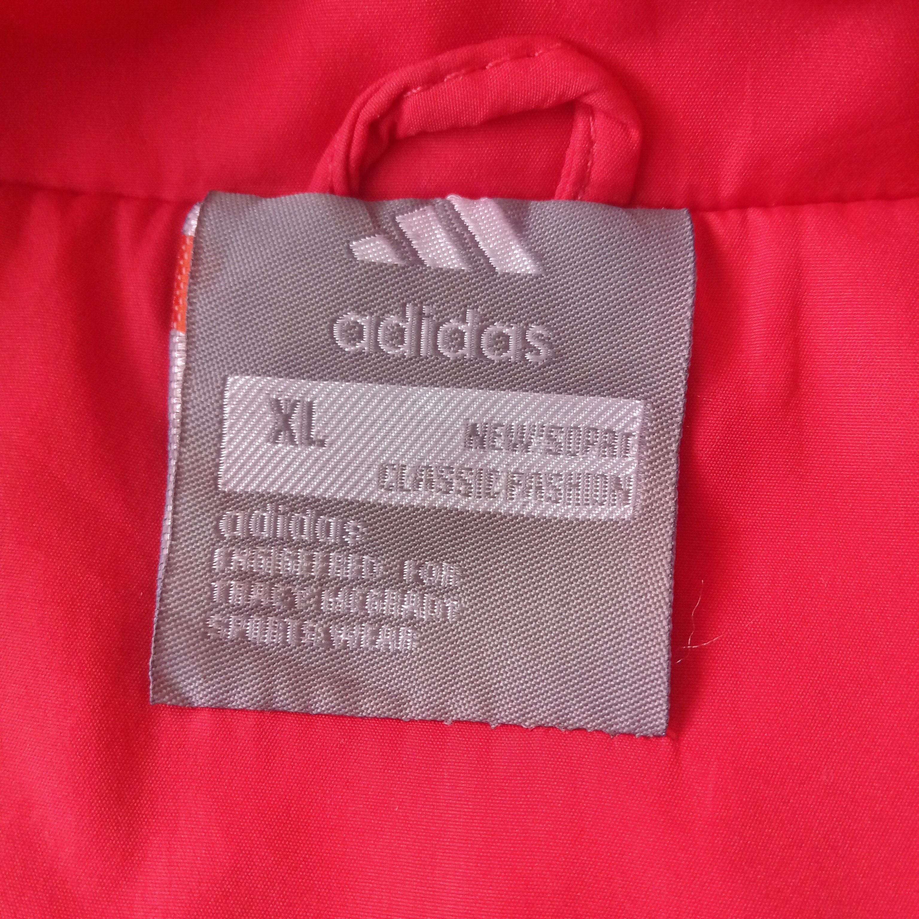 Adidas 'Classic' Red & Black Track Jacket - (M)