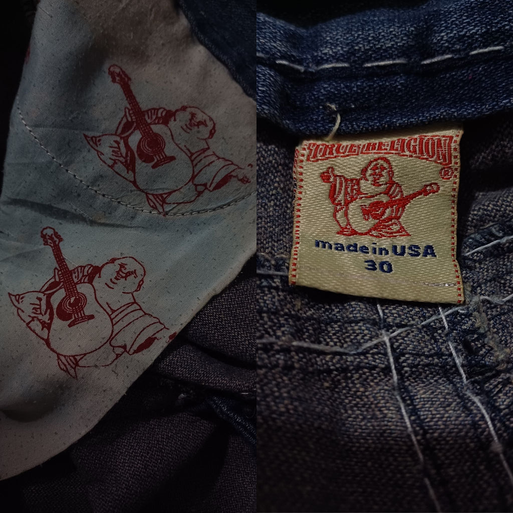 True Religion 00s Billy Bootcut Medium Wash Super T Jeans - (W32 X L40)