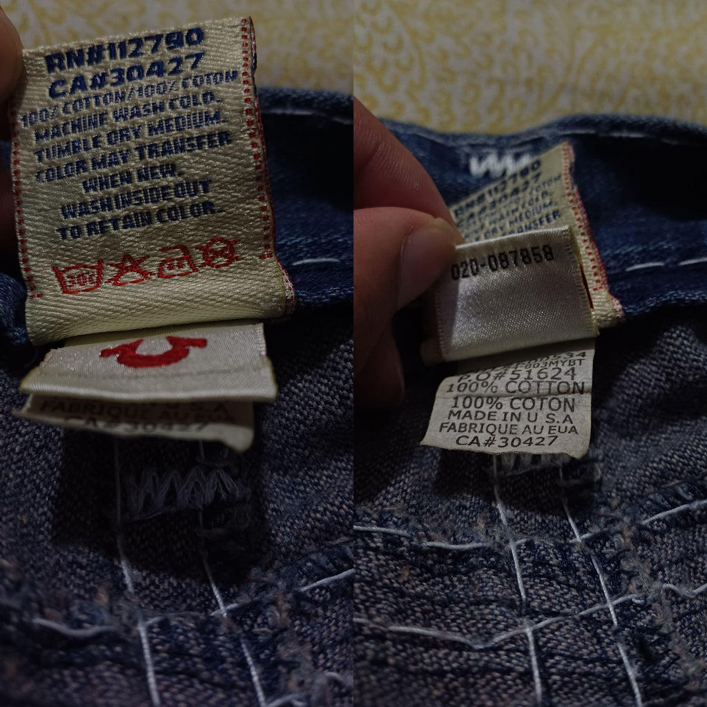 True Religion 00s Billy Bootcut Medium Wash Super T Jeans - (W32 X L40)